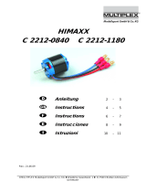 MULTIPLEX Himax C 2212 1180 Owner's manual