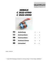 MULTIPLEX Himax C 3522 0990 Owner's manual