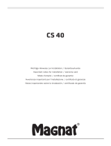 Magnat Audio CS 40 Owner's manual