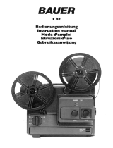 Bauer T82 Projektor Owner's manual