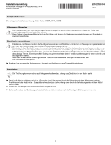 V-ZUG 51052 Installation guide