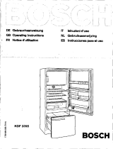 Siemens KDF3355/51 User manual