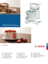 Bosch MFQ3561W/04 Installation guide
