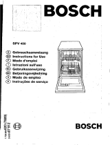 Bosch SPV4503CH/06 Owner's manual