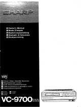 Sharp VC-9700 Owner's manual