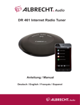 Albrecht Audio DR 461 Mini Internet-Radio Tuner Owner's manual