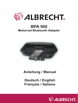 Albrecht BPA 500 Motorrad Kommunikation Owner's manual
