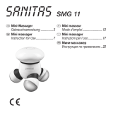 Sanitas SMG 11 Owner's manual