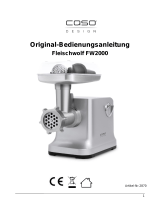 Caso FW 2000 Mincer - BEEF!-Edition Operating instructions