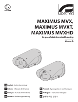 Videotec MAXIMUS MVXT User manual