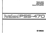 Yamaha PortaSound PSS-470 Owner's manual