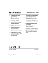 EINHELL TE-MS 18/210 Li-Solo (4300890) User manual
