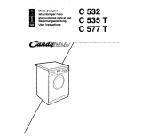 Candy C577XT Owner's manual