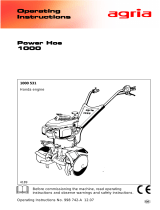 Agria 1000 Owner's manual