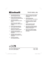 EINHELL TE-CD 18/50 Li-i BL (2x2,0Ah) User manual