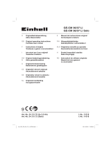 EINHELL Expert GE-CM 36/37 Li (2x3,0Ah) User manual