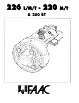 FAAC 226M Owner's manual