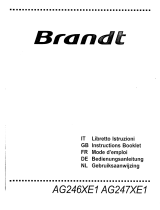 Brandt AG236WE1 Owner's manual