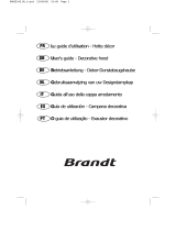 Brandt AD546BE1 Owner's manual