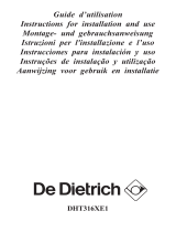 De Dietrich DHT316XE1 Owner's manual