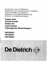 De Dietrich HW7925E1 Owner's manual