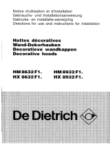 De Dietrich HX8635E1 Owner's manual