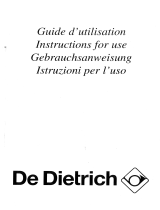 De Dietrich HM2895E1 Owner's manual