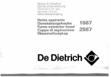 De Dietrich 2587 Owner's manual