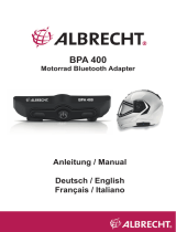 Albrecht BPA 400 Motorrad Kommunikation Owner's manual