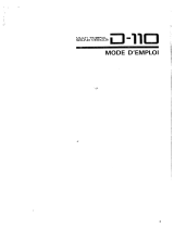 Roland D-110 Owner's manual