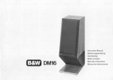 Bowers & Wilkins DM16 Owner's manual