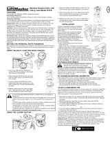 Chamberlain LiftMaster 9747E Owner's manual