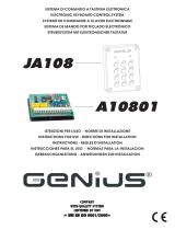 Genius JA108 A10801 Operating instructions