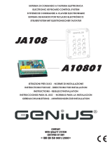 Genius JA108 A10801 Operating instructions