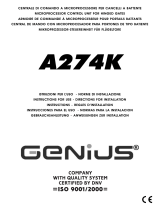 Genius A274K Operating instructions