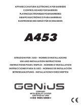 Genius A453 Operating instructions