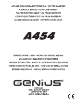 Genius A454 115 Operating instructions