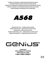 Genius A568 Operating instructions