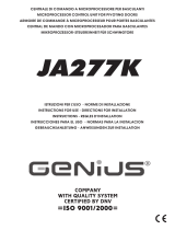 Genius JA277K Operating instructions