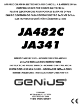 Genius JA341 JA482C Operating instructions