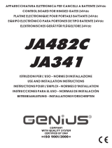 Genius JA341 JA482C Operating instructions