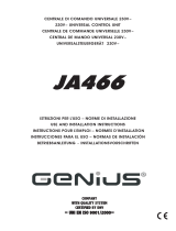 Genius JA466 Owner's manual