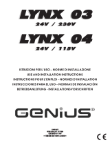 Genius LINX03 LINX04 Operating instructions