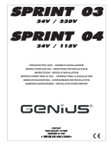 Genius SPRINT 03 04 Operating instructions