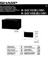 Sharp R-5G10 Owner's manual