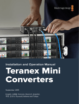 Blackmagic Design Teranex Mini SDI - HDMI 12G User manual