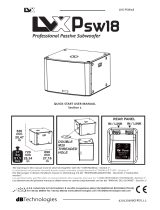 dB Tech­no­lo­gies LVX PSW18W Owner's manual