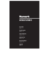 Numark MixTrack Platinum FX USB DJ Controller User manual