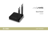 Swis­sonic Basic Router Owner's manual