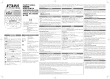 Tama RW200 Rhythm Watch Programmable Metronome User manual